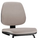 Ver imagem 3 de Cadeira de Escritório Job Fixa Linho Bege - Lyam Decor