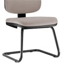 Ver imagem 5 de Kit 2 Cadeiras para Escritório Job Fixa Linho Bege - Lyam Decor