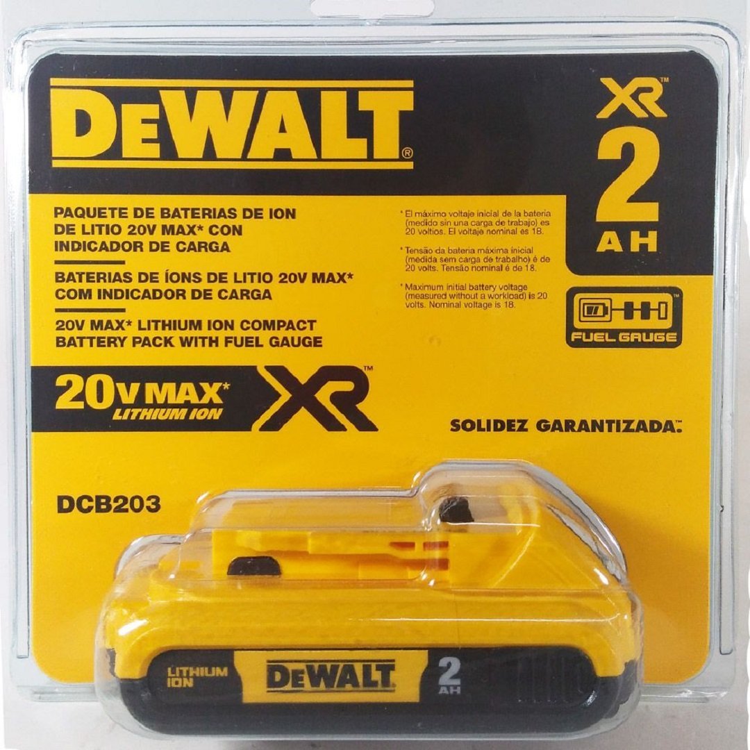 BATERIA ION LITION 20V XR 2.0AH DEWALT DCB203 - 2