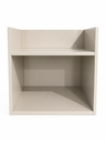 Ver imagem 5 de Mesa Cabeceira Suspensa Vivian MDF Off White Criado Compacta