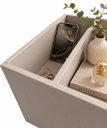 Ver mais imagens de Mesa Cabeceira Suspensa Vivian MDF Off White Criado Compacta