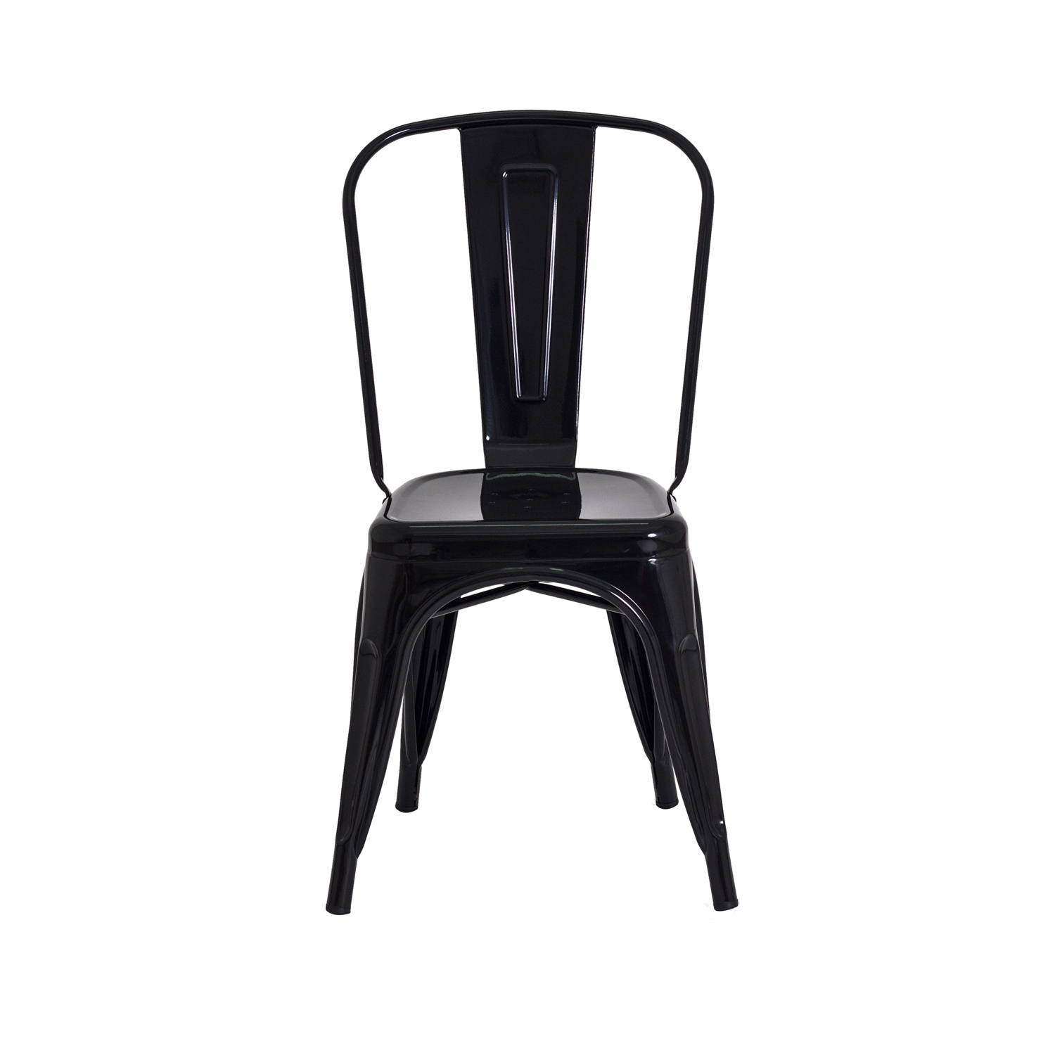 Cadeira Iron Tolix - Industrial - Aço - Vintage - Preto - 2