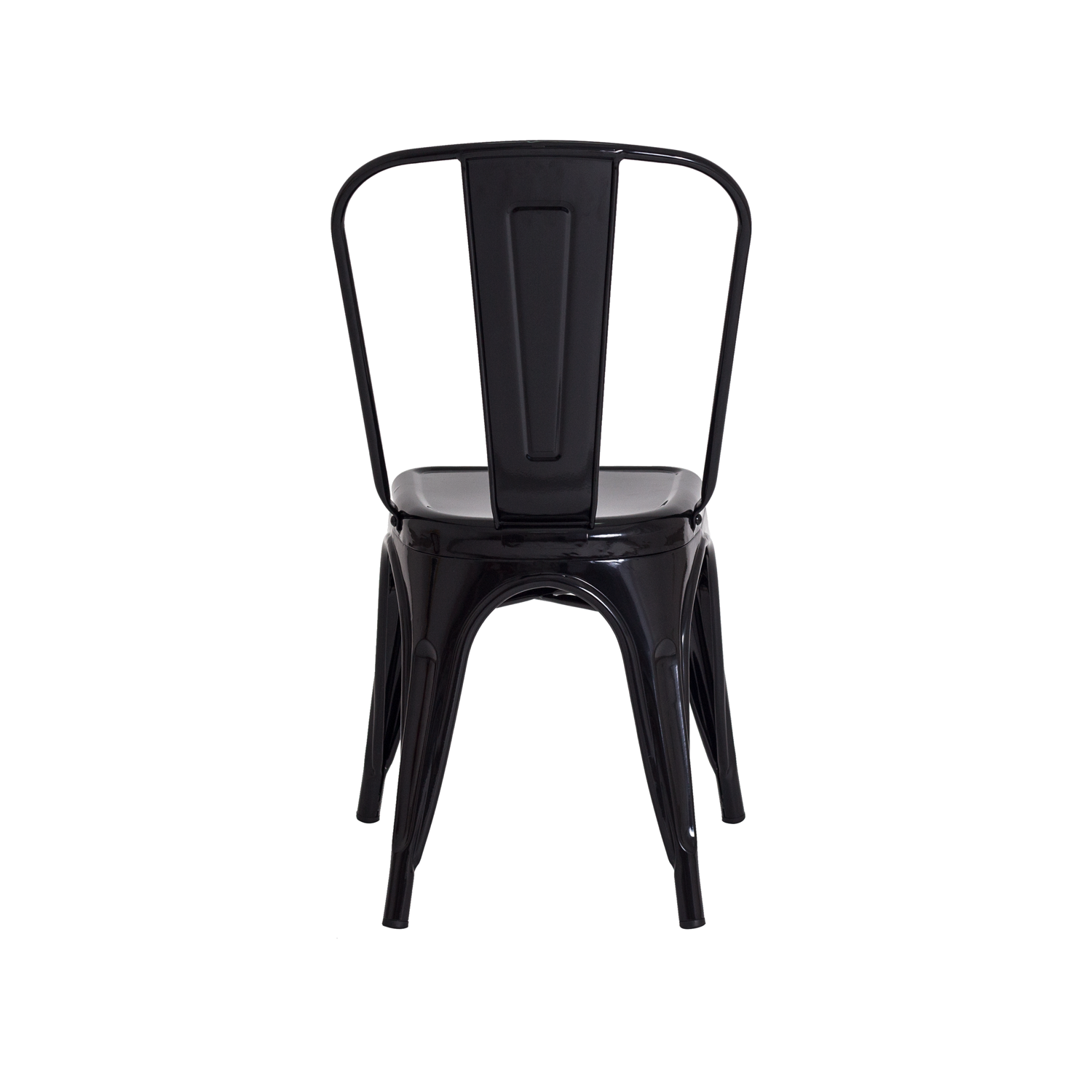 Cadeira Iron Tolix - Industrial - Aço - Vintage - Preto - 4
