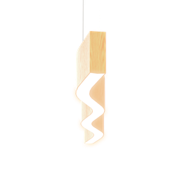 Lustre Madeira Retangular Linear Led Integrado 98cm -snk 01 - Tauari Bq - 3