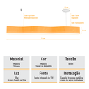 Ver imagem 6 de Lustre Madeira Retangular Linear Led Integrado 98cm -snk 01 - Tauari Bq