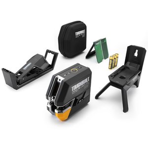Nível de Laser Linha Cruzada Autonivelante Verde de 100 Pés - Tb-h2-ll-100-l2 - Toughbuilt Toughbuil