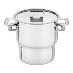 Cuscuzeira Brava 2,1L Em Aço Inox com Alça e Tampa Tramontina 62419/140 - 1 Cuscuzeira Brava 2,1L Em Aço Inox com Alça e Tampa Tramontina 62419/140 - 1