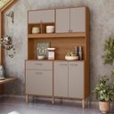 Ver imagem 2 de Armario de Cozinha Erva Doce 120 Cm 6 Portas e 1 Gaveta Ipe-fendy Ipe-fendy