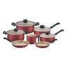 Jogo de Panelas 7pcs Antiaderente Tramontina Caribe - 1