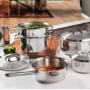 Ver imagem 5 de Conjunto Jogo Panelas 6pc Inox Fundo Triplo Tramontina Solar
