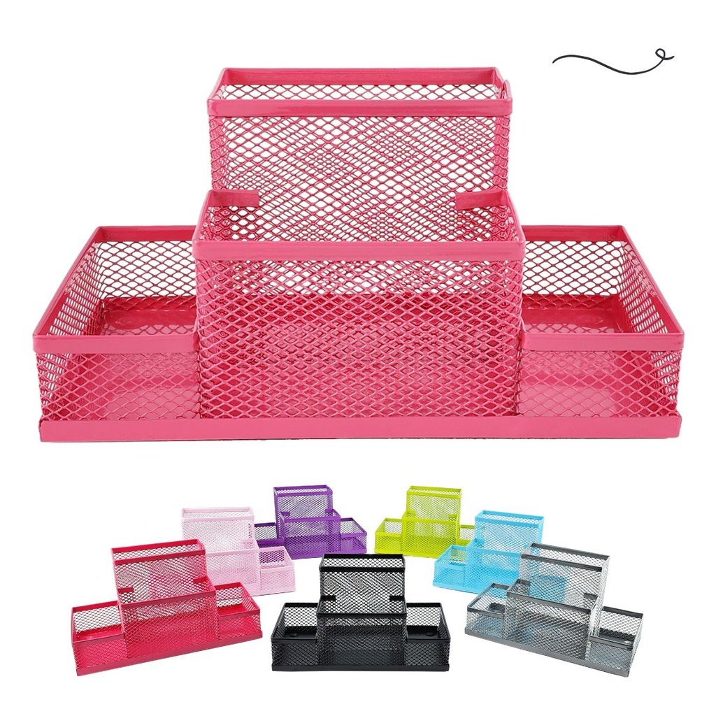 Kit Organizador Porta Caneta Porta Treco Porta Lapis Organizador de Mesa Escritório Home Office - Ro