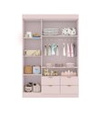Ver imagem 3 de Guarda-Roupa Infantil 100% MDF 3 Portas e 4 Gavetas Ayla Rose