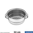 Ver imagem 2 de Cozi Vapor Inox 24 Cm Solar - Tramontina