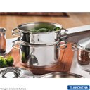 Ver imagem 5 de Cozi Vapor Inox 24 Cm Solar - Tramontina