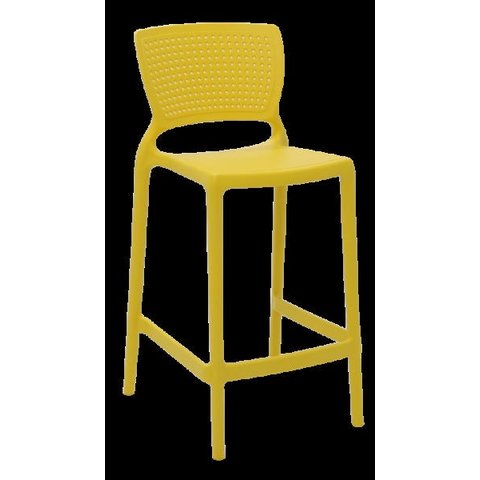 Banqueta Safira Alta Amarela Tramontina 92128/000