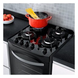 Fogão Electrolux com 4 Bocas com Mesa Em Vidro Temperado 52Gs Silver Bivolt - 2 Fogão Electrolux com 4 Bocas com Mesa Em Vidro Temperado 52Gs Silver Bivolt - 2