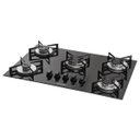 Ver imagem 1 de Cooktop à Gás 5 Bocas Suggar Fg5005Vp Preto Bivolt