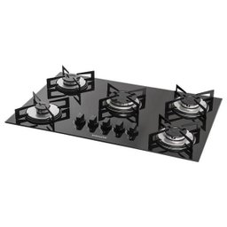 Cooktop à Gás 5 Bocas Suggar Fg5005Vp Preto Bivolt - 1 Cooktop à Gás 5 Bocas Suggar Fg5005Vp Preto Bivolt - 1