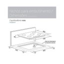 Ver imagem 2 de Cooktop à Gás 5 Bocas Suggar Fg5005Vp Preto Bivolt