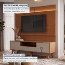 Ver imagem 5 de Rack com Painel para TV até 65 Polegadas 185cm x 187cm com LED 100% MDF Pés em Madeira Maciça Ares