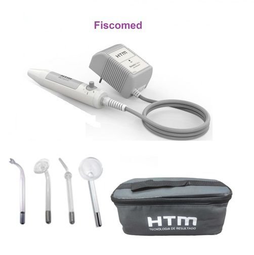 Kit Cadeira Podologia Mocho Exaustor com Luminária Escada Alta Frequência Htm Brinde Fiscomed Kit Ma - 2