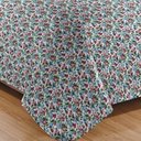 Ver imagem 3 de Kit Cobre Leito Colcha Casa Scarpa Mix Queen Estampado Dupla Face Floral 3 Peças - Clarisse