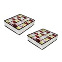 Ver imagem 1 de Organizador de Roupa Intima para Gavetas- Kit com 2 Unids.