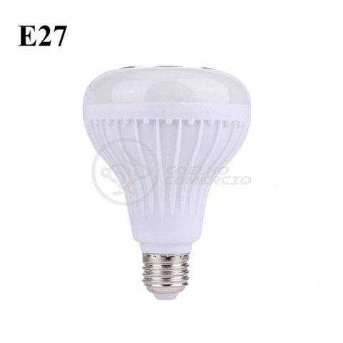 Lâmpada Led 12w E27 Rgb Colorida com Caixa de Som