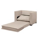 Ver imagem 5 de Sofá Cama Solteiro Berlim B10 Suede Bege - Mpozenato