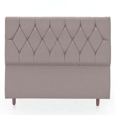 Cabeceira Estofada para Cama de Casal 140 Athena Linho