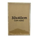 Ver imagem 3 de Moldura para Quadro Decorativo 30x40cm com Vidro - Várias Cores