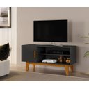 Ver imagem 2 de Rack para Tv Sala Quarto Moderno Bancada Denver Carmolar