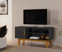 Ver imagem 2 de Rack para Tv Sala Quarto Moderno Bancada Denver Carmolar