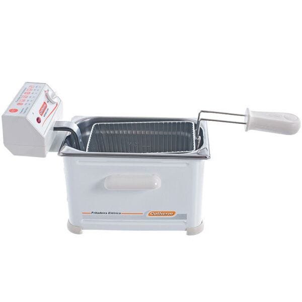 Fritadeira Elétrica com Óleo 2 Litros 1 Cuba 220V Cotherm 2242 Frita Fácil 1200W Branca - 3