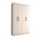 Ver imagem 3 de Sapateira Multiuso 20 Pares Sapato 4 Portas 8 Prateleiras Branco - Panorama Móveis