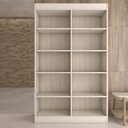 Ver imagem 5 de Sapateira Multiuso 20 Pares Sapato 4 Portas 8 Prateleiras Branco - Panorama Móveis