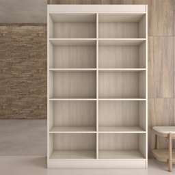 Sapateira Multiuso 20 Pares Sapato 4 Portas 8 Prateleiras Branco - Panorama Móveis - 5