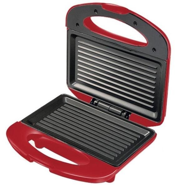 Sanduicheira Mondial S-19 Premium, Grill, Antiaderente, 800W, Vermelho - 220V - 7