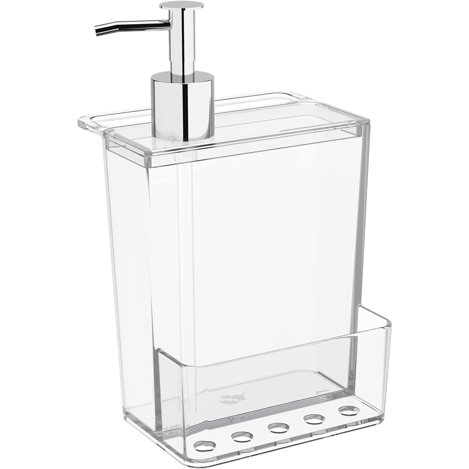 Dispenser para Detergente Multi Glass 600ml Cristal Coza