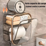 Porta Papel Higiênico com Fixação sem Furo - Design Moderno - 4