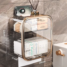 Porta Papel Higiênico com Fixação sem Furo - Design Moderno - 3