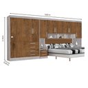 Ver imagem 6 de Guarda-roupas Modulado Georgia Casal Ja Avelã / Jequitibá