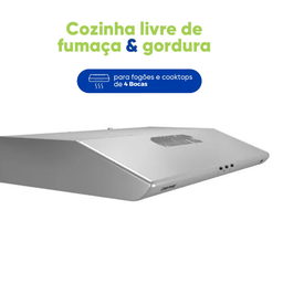 Depurador de Ar Exaustor 60 Cm para Cozinha Parede Prata Bivolt Colormaq - 3