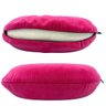 Kit 2 Travesseiro Pescoço Almofada Viagem Travel Plush Nap Pink - 3