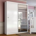 Ver imagem 7 de Guarda-Roupa Solteiro com Espelho 2 Portas de Correr Alegro Henn