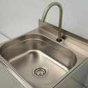 Ver imagem 3 de Lavatório Inox para Assepsia Acionamento por Joelho Cuba 250x140 mm