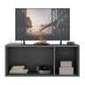 Rack para Tv até 32 Polegadas com 3 Portas Suspenso Multimóveis Mp1066 Grafite - 4