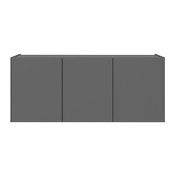 Rack para Tv até 32 Polegadas com 3 Portas Suspenso Multimóveis Mp1066 Grafite - 5