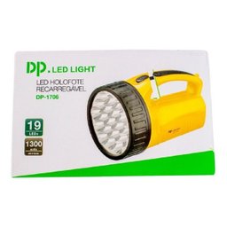 Lanterna 19 Leds Potente Holofote Bivolt Recarregável - 4