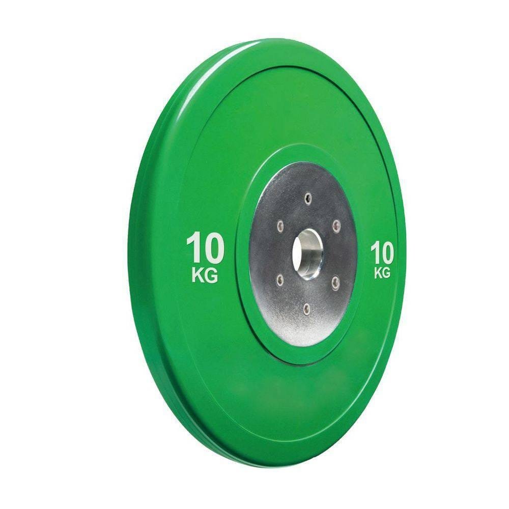 Anilha Olímpica Bumper Plate para musculação 10kg Wct Fitness 10100410 - 2
